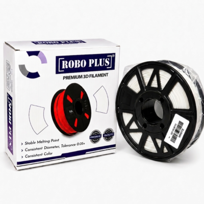 ROBO PLUS  PLA+ 1.75mm 3D Printing Filament 1kg-White