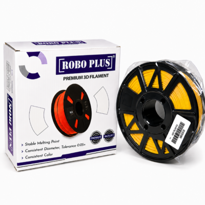 ROBO PLUS  PLA+ 1.75mm 3D Printing Filament 1kg-Mustard Yellow