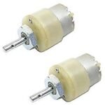 500 RPM - 12V Centre Shaft DC Geared Motor