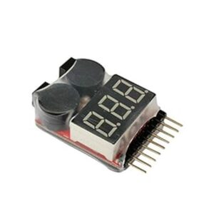 Lipo Battery Voltage Tester with Buzzer Alarm