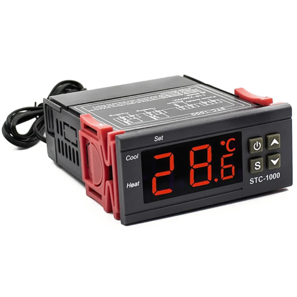 STC-1000 220V AC All Purpose Digital Temperature Controller Thermostat Module with Temperature Sensor ProbeSTC-1000 220V AC All Purpose Digital Temperature Controller Thermostat Module with Temperature Sensor Probe
