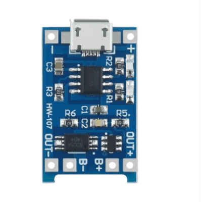TP4056 1A Li-Ion Lithium Battery charging Module with Current Protection – Micro USB