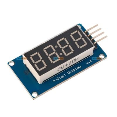 TM1637 4 Digits 7 Segment Led Display Module with Clock for Arduino