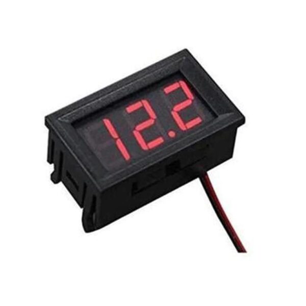 0.56inch 0-100V Three Wire LED Display Digital DC Voltmeter-RED