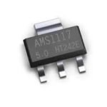 AMS1117-5.0V, 1A, SOT-223 Voltage Regulator IC (Pack of 5)