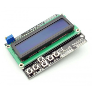 16×2 (1602) LCD Keypad Shield – Blue Backlight for Arduino