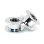 GT2 Aluminum Pulley (Without 20 teeth) 5mm Bore for 6mm Belt – 2Pcs
