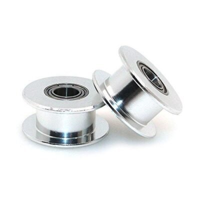 GT2 Aluminum Pulley (Without 20 teeth) 5mm Bore for 6mm Belt – 2Pcs