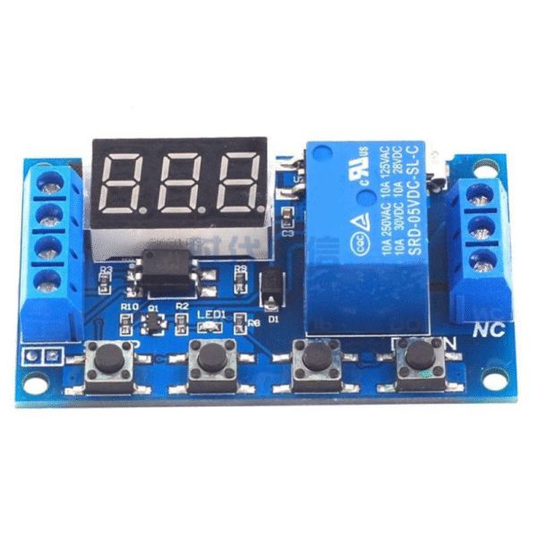 6-30V 1-Channel Power Relay Module with Adjustable Timing Cycle6-30V 1-Channel Power Relay Module with Adjustable Timing Cycle6-30V 1-Channel Power Relay Module with Adjustable Timing Cycle6-30V 1-Channel Power Relay Module with Adjustable Timing Cycle