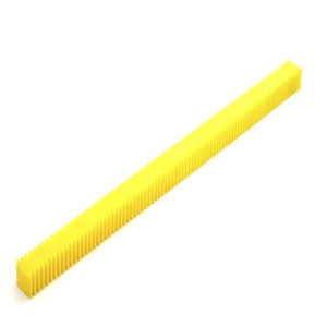 (THIN) 72 Teeth Plastic Gear Rack Linear Racks For Rack And Pinion Mechanism (Yellow)