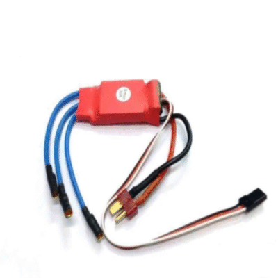 SimonK 30A BLDC ESC Electronic Speed Controller with Connectors – Red Color