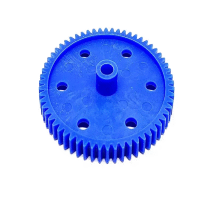 Blue Plastic Gear 60 teeth