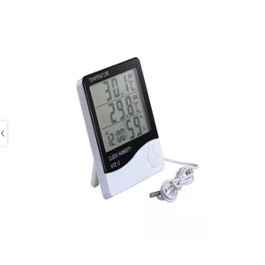 HTC-2 Thermohygrometer Single Temperature Large Screen with Alarm Clock