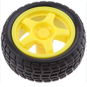 BO Gear Motor Wheel 6.5cmx2.75cm