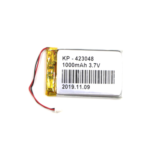 KP: 423048 1000mah 3.7v Lipo Battery - Single Cell Lithium Polymer Battery