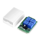 433MHz 12V 4 Channel, Relay Module Wireless, Remote Control Switch, without Battery