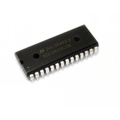 ADC0809 8-Bit A/D Converter with 8-Channel Multiplexer IC DIP-28 Package