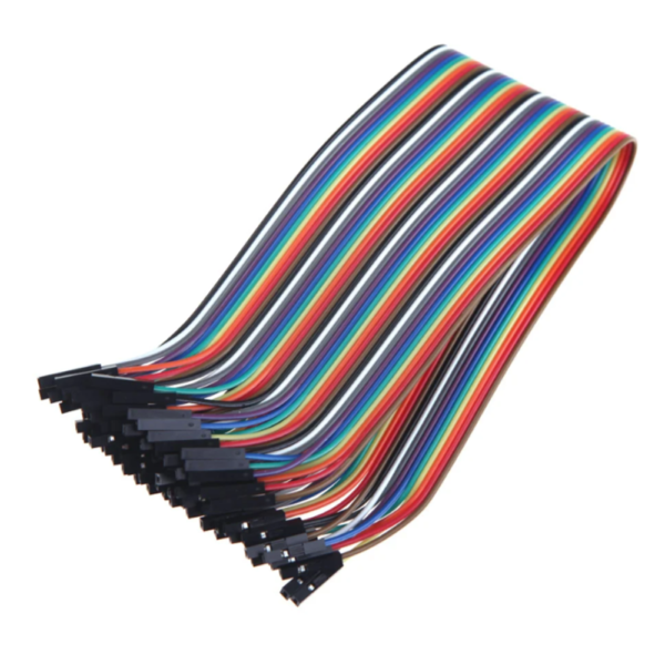 20cm Jumper Cable 2.54mm 1P-1P Female to Female 40PCS