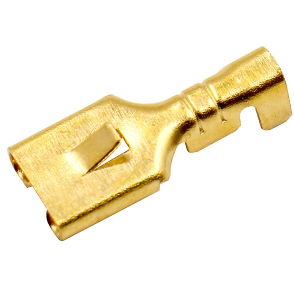 Female Spade Quick Splice Crimp Terminals 6.3Mm Crimp Connector 1Pair