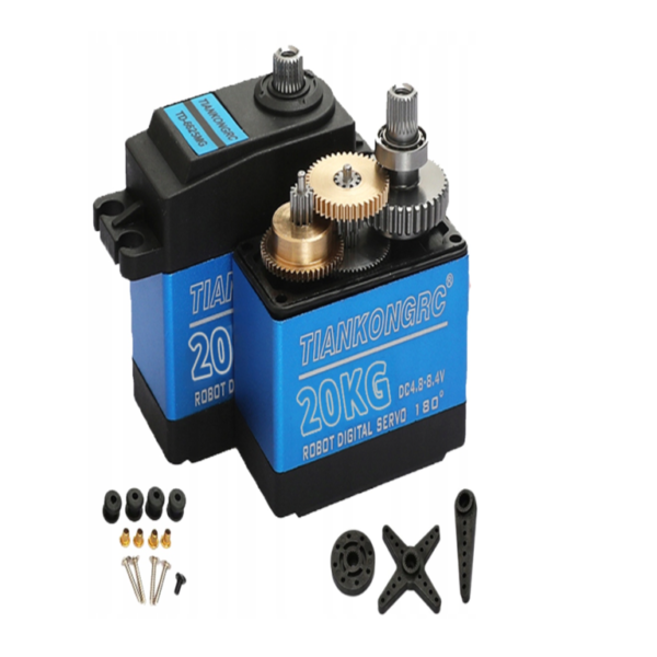 Tiankongrc 20kg.cm 180° Copper Metal Gear Digital Servo Motor TD-6620