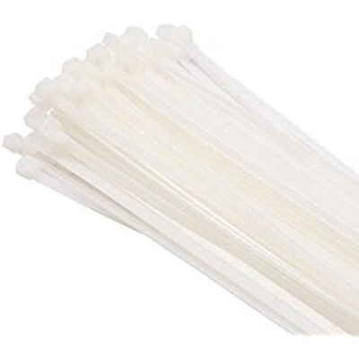 Nylon Cable Zip Ties 300 mm White (Pack Of 100pcs)
