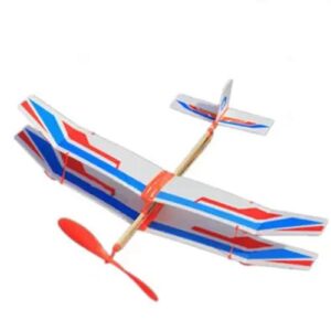 Glider Rubber Band Elastic Powered Flying Plane