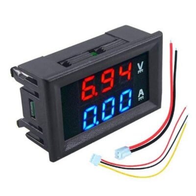 Digital Voltmeter (0-100V) and Ammeter (10 A) Dual Led Voltage Current Measurement Module