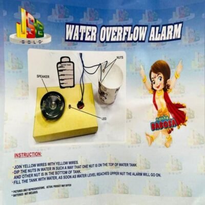 DIY – Water Overflow Alarm Electricity Kit – Tested & Verified (Educational projects and learning DIY kit)