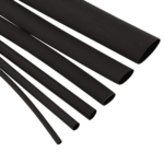 12mm Heat Shrink Sleeve Tube - Black - 1 meter