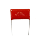 1.5μF 155J 400V CBB22 Metallized Polypropylene Film Capacitor Pack of 5pcs