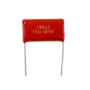 1.5μF 155J 400V CBB22 Metallized Polypropylene Film Capacitor Pack of 5pcs