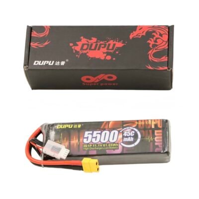 DUPU 3S 11.1V  5500 mAh LiPo Battery Pack 45C