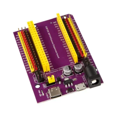 38-PIN ESP32 Expansion Board Wireless Wi-Fi + Bluetooth Development Kit With Dual USB (Micro & Type-C)