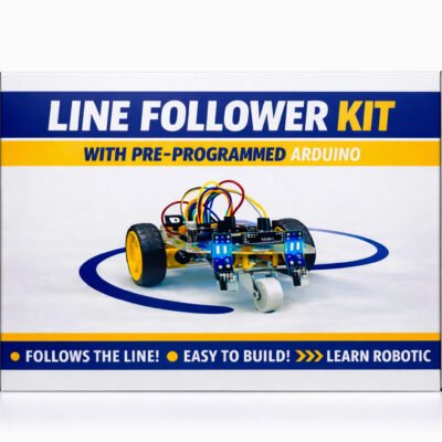 DIY Line Follower Kit Using Arduino UNO (Pre-Programmed)