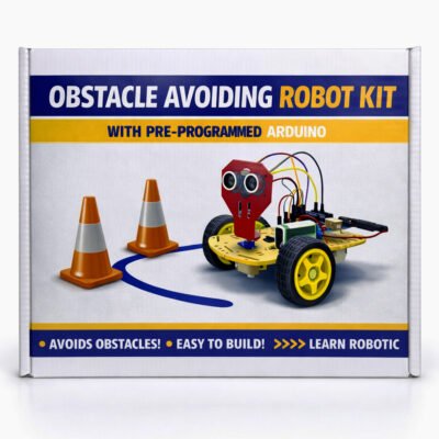 DIY Obstacle Avoiding Robot Kit using Arduino UNO (Pre-Programmed)