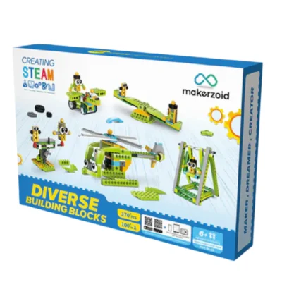Makerzoid 100-in-1 DIY STEM Diverse Building Blocks