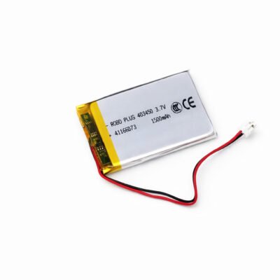 ROBO PLUS 403450 1500mAh 3.7v single cell Rechargeable LiPo Battery