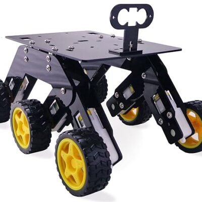 6WD All Terrain Acrylic DIY Robotics Chassis Kit