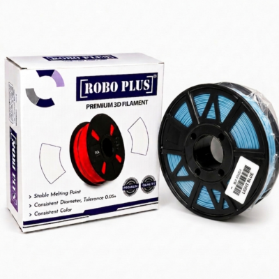 ROBO PLUS  PLA+ 1.75mm 3D Printing Filament 1kg-Light Blue