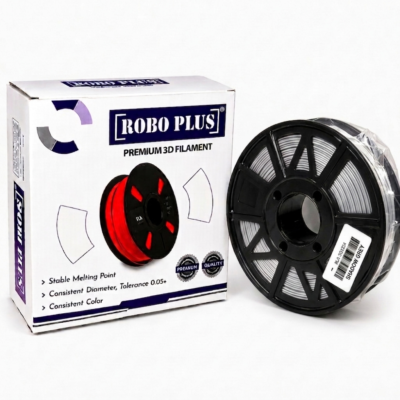 ROBO PLUS  PLA+ 1.75mm 3D Printing Filament 1kg-Silver