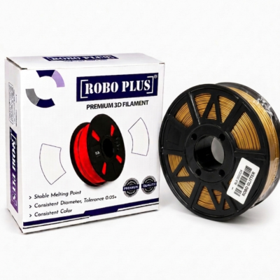 ROBO PLUS  PLA+ 1.75mm 3D Printing Filament 1kg-Golden